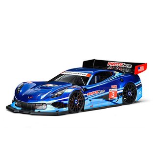 Protoform PRM1551-40 Chevy Corvette C7.R Clear Body 1/8 GT Sh WB