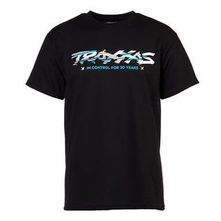 Traxxas TRA1373-L Traxxas Sliced Logo Tee Large Black