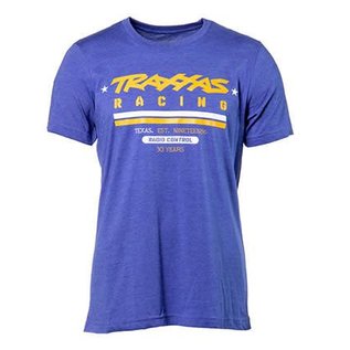 Traxxas TRA1382-L  Traxxas Heritage Tee Heather Blue Large