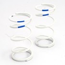 Traxxas TRA5434  White Shock Spring (GTR) (1.6 Rate Blue) (2) XO-1 Jato