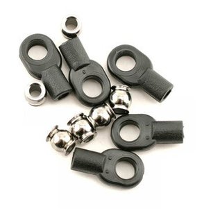 Traxxas TRA2742X  Short Rod Ends w/ Hollow Ball Connectors (6) 2wd 4wd