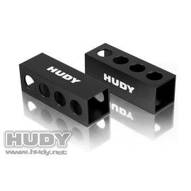 Hudy HUD107704  Chassis Droop Blocks 30mm 1/8 Off-Road