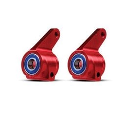 Traxxas TRA3636X  Red Alu Steering Blocks w/ Ball Bearings (2): All 2wd