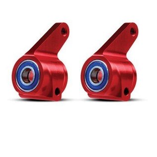 Traxxas TRA3636X  Red Alu Steering Blocks w/ Ball Bearings (2): All 2wd