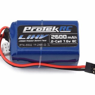 Protek RC PTK-5502  HV LiPo Hump Receiver Battery Pack (Kyosho/Tekno) 7.6V 2600mAh