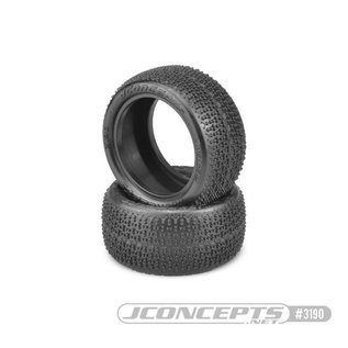J Concepts JCO3190-010  Twin Pins 1/10 Buggy Rear Tires, Pink Compound