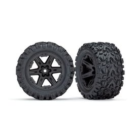 Traxxas TRA6774  Rustler Rear Black Talon Extreme Tires (2.8")(2)
