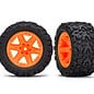 Traxxas TRA6773A  Ruslter 4x4 Orange Talon Extreme Tires (2.8")(2)