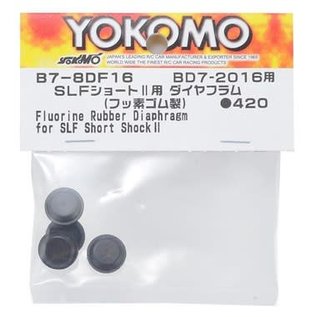 Yokomo YOKB7-8DF16 Fluorine Rubber Hyper Diaphragm (4) (for SLF Short Shock II)