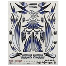 Firebrand RC FBR1DECPBL139  Firebrand RC Concept Phoenix Decal (Blue) (8.5x11")
