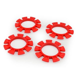 J Concepts JCO2212-7  Red Satellite Tire Gluing Rubber Bands (4) 2212-7