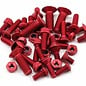 CRC CLN1410  Red Anodized Aluminum Screw Set