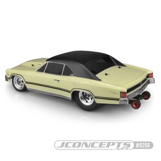 J Concepts JCO0358  1967 Chevy Chevelle Clear Body for 10.75" Wide SCT