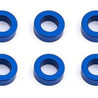 Team Associated ASC31383  Ballstud Washers, 5.5x2.0 mm, Blue Aluminum