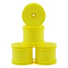 DE Racing DER-SS-4LY  Yellow Speedline 2.2" 1/10 Stadium Truck 12mm Hex Wheels (4) for 22T