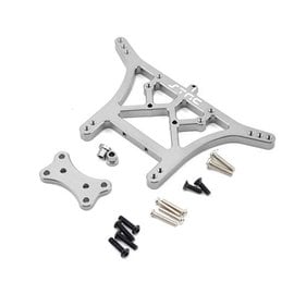 STRC ST3638S  Silver 6mm Heavy Duty Rear Shock Tower for Slash, Rustler, Stampede & Bandit