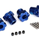 Traxxas TRA8654  Blue Alum Splined 17mm Wheel hubs for Maxx & E-Revo VXL