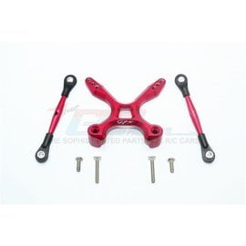 GPM Racing Products GT049R-R  Red Aluminum Rear Tie Rods With Stabilizer