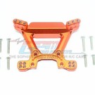 GPM Racing Products RUS4028-O  Rustler 4X4 Orange Aluminum Front Shock Tower