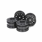 Tamiya TAM54741  Tamiya On Road Racing Truck Wheels Black F/R (2)