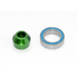 Traxxas TRA6893G   Green Alu Bearing Adaptor for Rustler Slash Stampede 4x4