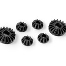 Xray XRA304932  Graphite Gear Diff Bevel & Satelitte Gears (2+4) - Lower