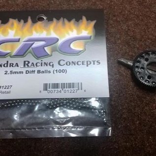 CRC 2.5mm Hard Steel Diff Balls (100)
