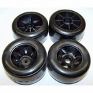 CRC CLN2320 RT-1 Front & Rear Mounted ProMount F1 Rim Rubber Tire (2)