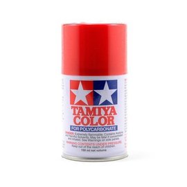 Tamiya TAM86002 PS-2 Polycarb Spray Red 3 oz  86002