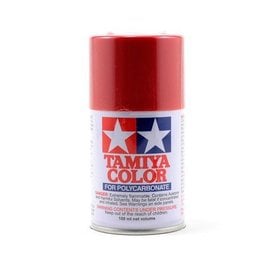Tamiya TAM86015 PS-15 Lexan Metallic Red Spray Paint, 100ml Spray Can