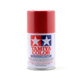 Tamiya TAM86015 PS-15  Metallic Red Polycarb Lexan Spray Paint, 100ml