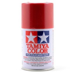 Tamiya TAM86015 PS-15  Metallic Red Polycarb Lexan Spray Paint, 100ml
