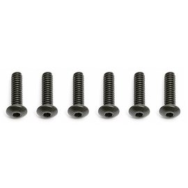 Team Associated ASC2221  4-40x7/16 Inch Button Head Hex Screws (6)