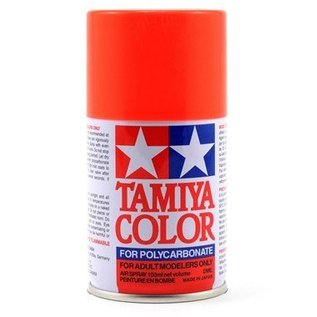 Tamiya TAM86020 PS-20 Polycarbonate Spray Fluorescent Red 3 oz