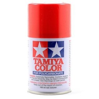 Tamiya TAM86034 PS-34 Polycarbonate Spray Bright Red 3 oz