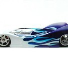 CRC CLN41671  Ultra-lite Black Art R8C Audi body