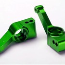 Traxxas TRA1952G   Green Alu Rear Stub Axle Carriers (2) Hoss Rustler Slash Stampede 4wd