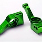 Traxxas TRA1952G   Green Alu Rear Stub Axle Carriers (2) Hoss Rustler Slash Stampede 4wd