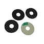 1UP Racing 1UP10404  Carbon Fiber Body Washers - Adhesive Backed - 1/8 On-Road - (4 Pack)