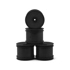 DE Racing DER-SS4-LB  Black Speedline 2.2" 1/10 Stadium Truck 12mm Hex Wheels (4) for 22T