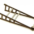 STRC SPTST3678WBK  Black Aluminum Adjustable Wheelie Bar Kit, for Traxxas Slash 2WD LCG, Rustler,  Bandit