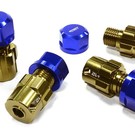 Integy C25949BLUE Billet Machined 17mm Wheel hex (4)