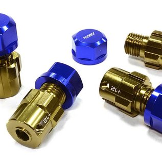 Integy C25949BLUE Billet Machined 17mm Wheel hex (4)