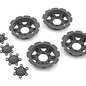 J Concepts JCO2668-8  Silver Tracker MT Truck Wheel Mock Beadlock Rings (4)
