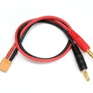 Racers Edge RCE1616  Charger Adapter: Male XT30 To Male 4mm Bullets