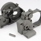 Traxxas TRA3691A  Grey Gearbox Halves w/Idler Shaft: Bandit Rustler Stampede & Slash