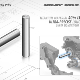 Xray XRA980320-T  Titanium Pin 3x20 (2)