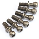 RocheRC USA 310065  Aluminum 4.3x12.7mm Ballstud, Reinforced