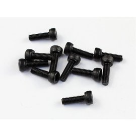 RocheRC USA ROC-530002  M2.5x8mm Cap Head Screw, 10pcs