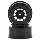 J Concepts JCO3351B  Black Hazard Slash Rear, Slash 4X4 F&R Wheel (2)